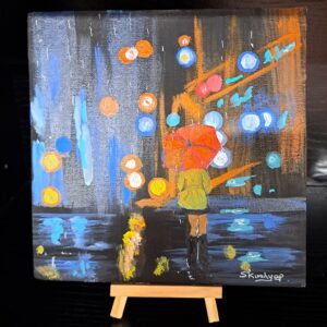 City Lights in the Rain