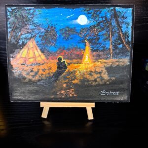 Moonlit Campsite