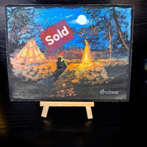 Moonlit Campsite